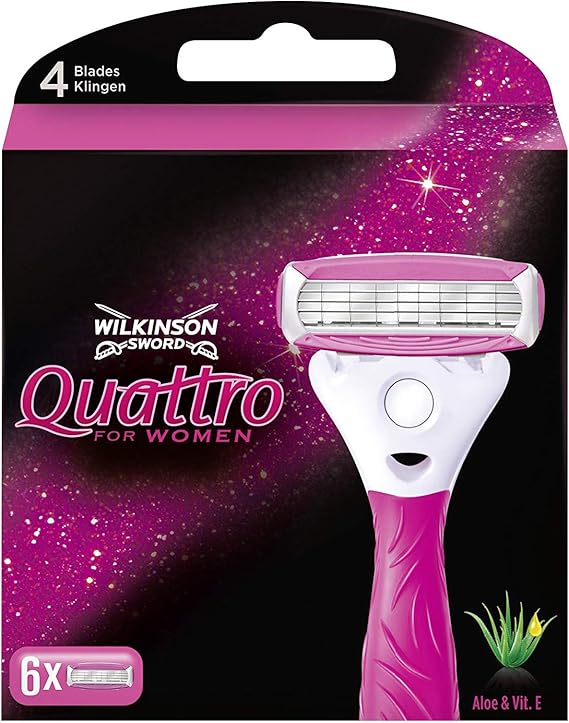 Wilkinson Sword Quattro for Women Bikini, cuchilla para depilación