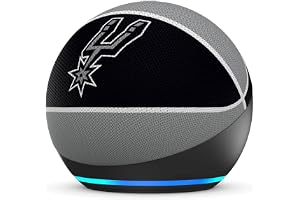 Amazon Echo Dot (newest model) | Officially Licensed NBA Limited-Edition | San Antonio Spurs