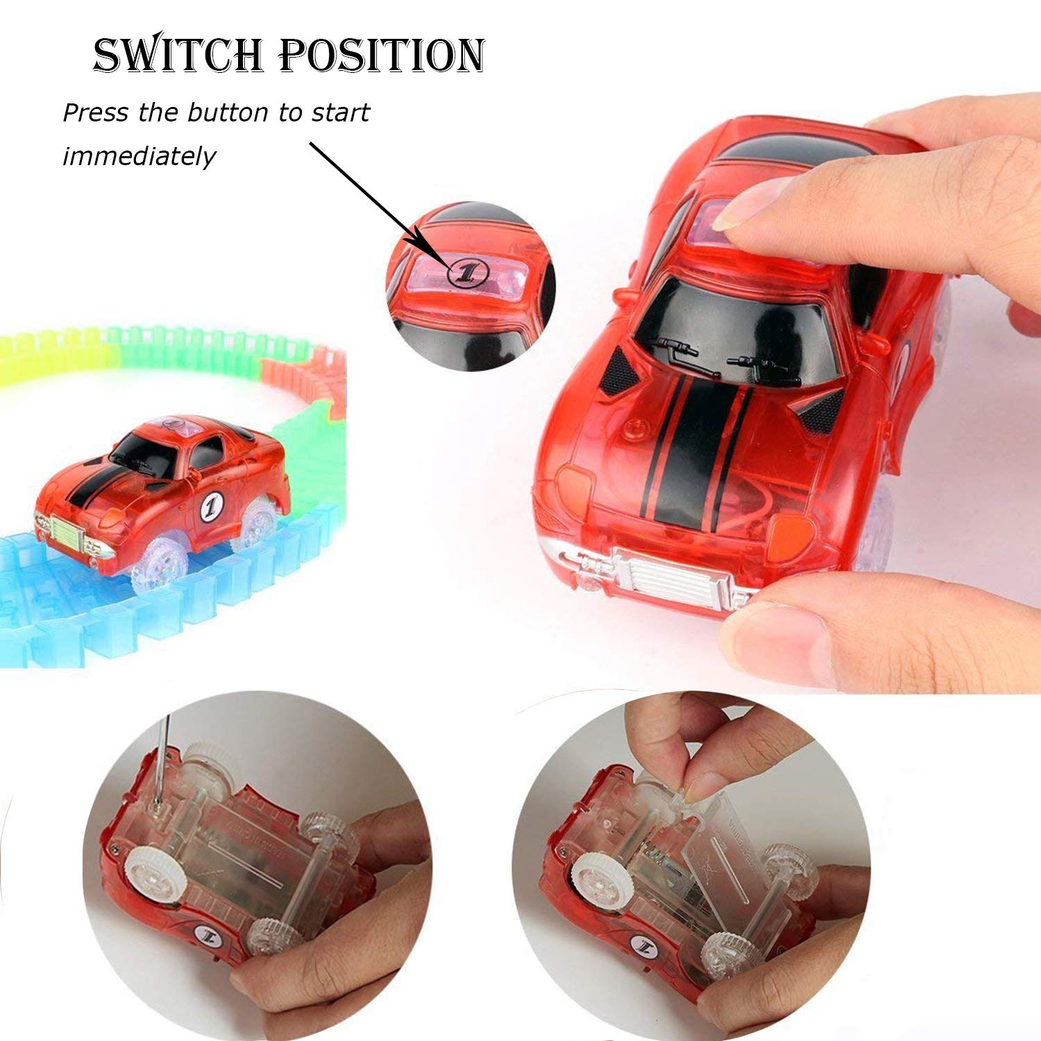 pista coches flexible