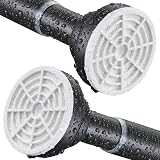 FRENESSA Shower Curtain Rod Stainless Steel Extendable Tension 115-185cm Dark