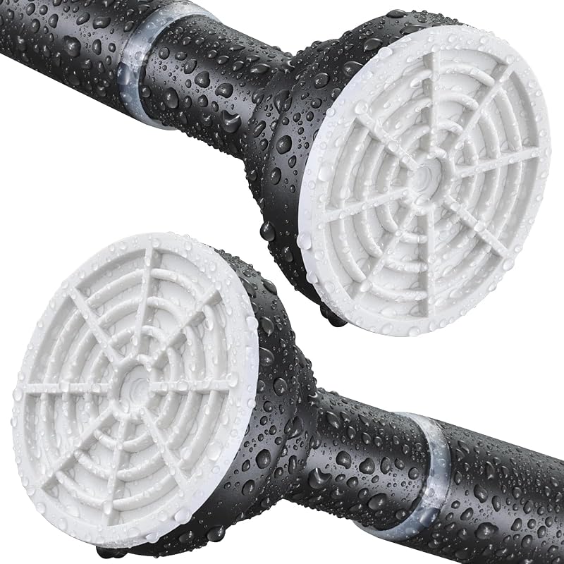 FRENESSA Shower Curtain Rod Stainless Steel Extendable Tension 115-185cm Dark