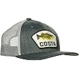 Costa Del Mar Trucker Hat, Green Heather Largemouth Bass, One Size US