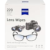 Zeiss Lens Wipes, White, 220 Count
