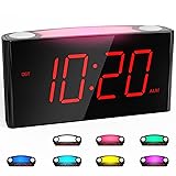 ROCAM Digital Alarm Clock - 7.5" Large Red Led
