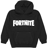 Fortnite Text Logo Pullover Hoodie, Youth, Black, Official Merchandise