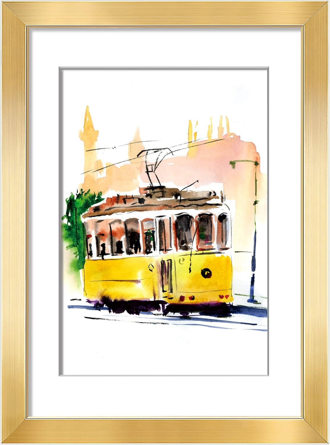 Photo Albums, Frames & Accessories - Annecy 9x12 Picture Frames (1 Pack, Gold), Simple Designed Photo Frame, For Pictures 9x12 for Wall Mounting, Classic Simple Home Office Decor