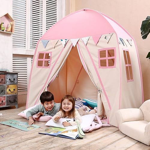 Love Tree Teepee Tent for Kids Play Tent Children Fort Canvas