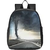 Blueangle Black Tornado Print Waterproof Backpack - Lightweight Backpack Boys Girl 3-6 Year School Bag