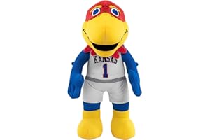 Bleacher Creatures Kansas Jayhawks Big Jay 10" Mascot Plush Figures - A Mascot for Play or Display