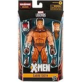 Marvel Legends Series Sabretooth, 6-Inch Scale Action Figure Toy, Premium Design, 1 Figure, 3 Accessories, and 1 Build-A-Figure Part