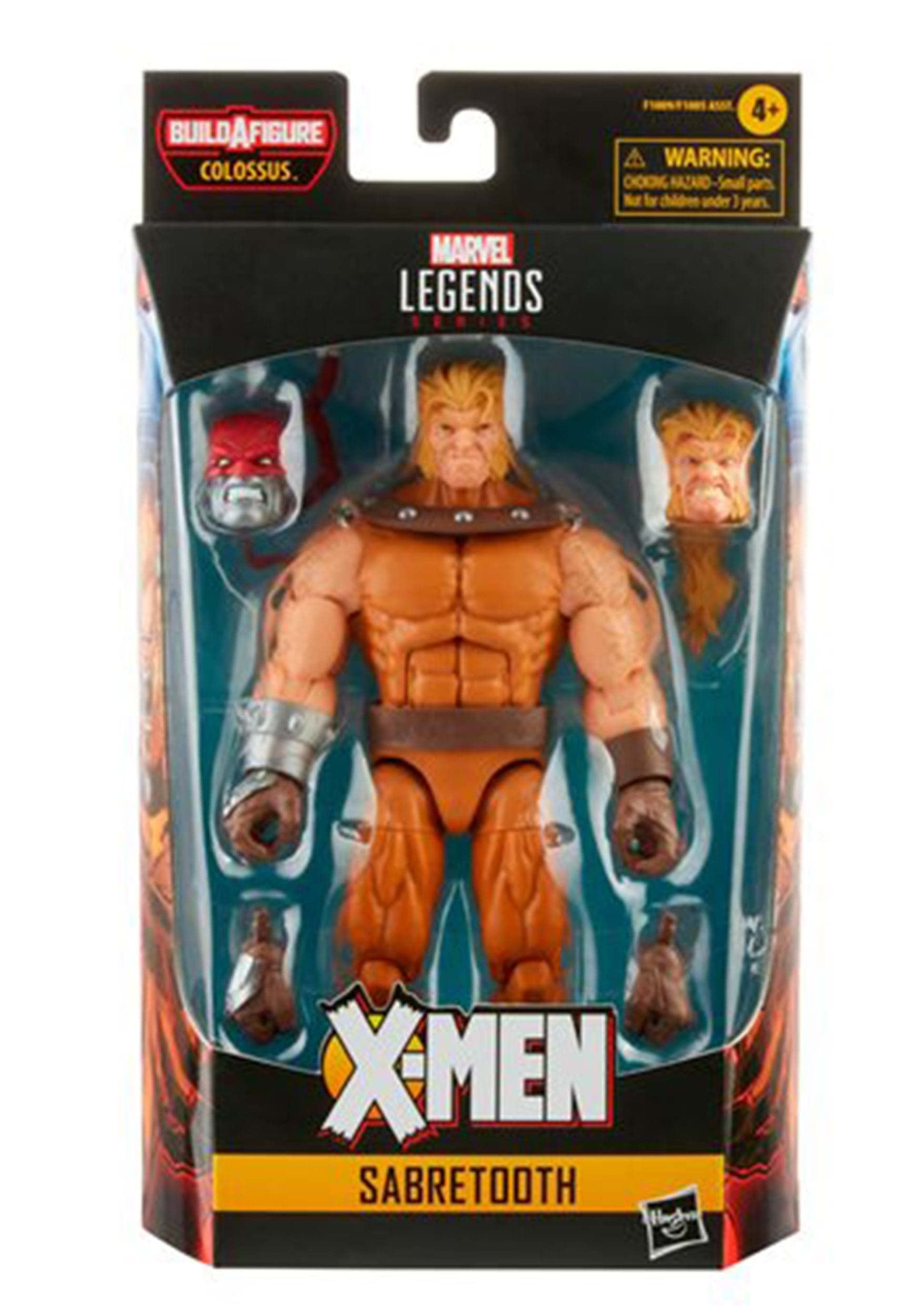 Marvel Hasbro Legends Series 15-cm Scale Action Figure Toy Sabretooth, Premium Design, 1 Figure, 3 Accessories, and 1 Build-A-Figure Part