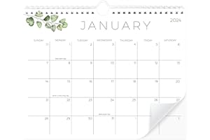JOYMIA Calendar 2024-2025 Wall Calendar.Jan 2024-June 2025.18months Monthly Calendar 11.5x14 Large Aesthetic Calendar with Julian Date for Office & Home Organization.Simplify Gereen