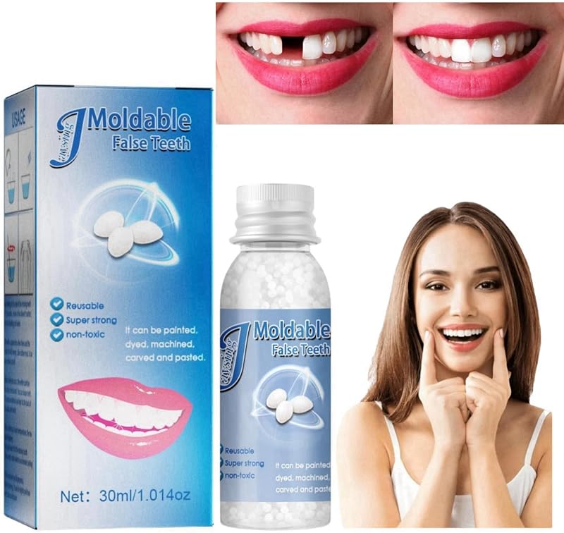 HIVETZ Temporary Tooth Filling Repair Kit Beads Moldable DIY Teeth