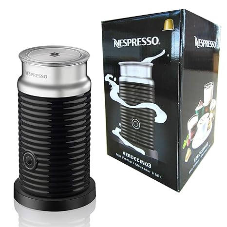 Nespresso Aeroccino 3 Milchaufschäumer schwarz