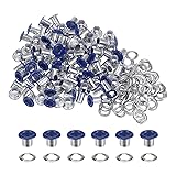 HARFINGTON 100PCS Grommets Eyelets 1/6 Inch