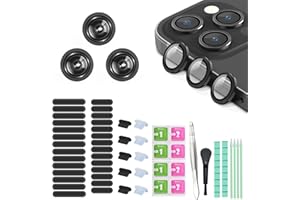 POHGELAN iPhone Speaker Cover,iPhone 13Pro/Pro Max Camera Lens Protector, Clean Phone Tool Speaker Protector Dust Proof Stickers.The Phone Trumpet Dustproof Net Accessories,Compatible iPhone 13Pro/Pro Max