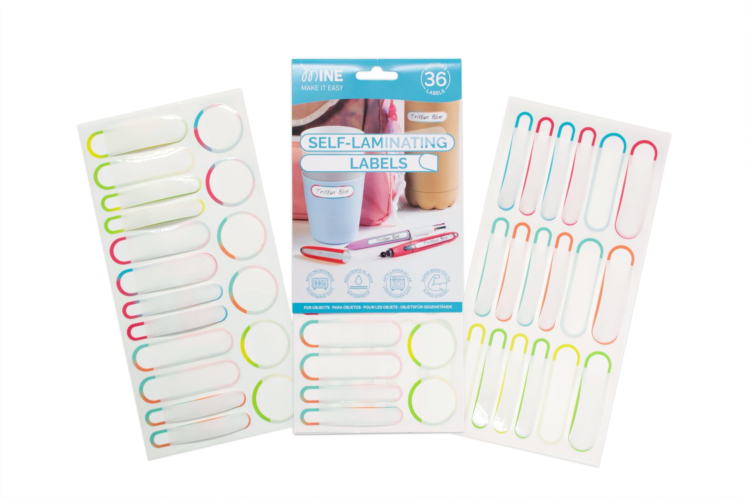 Mine Stamp Personalised Stickers - Dishwasher and Microwave Resistent | Personalised Name Stickers | Resistant Stickers