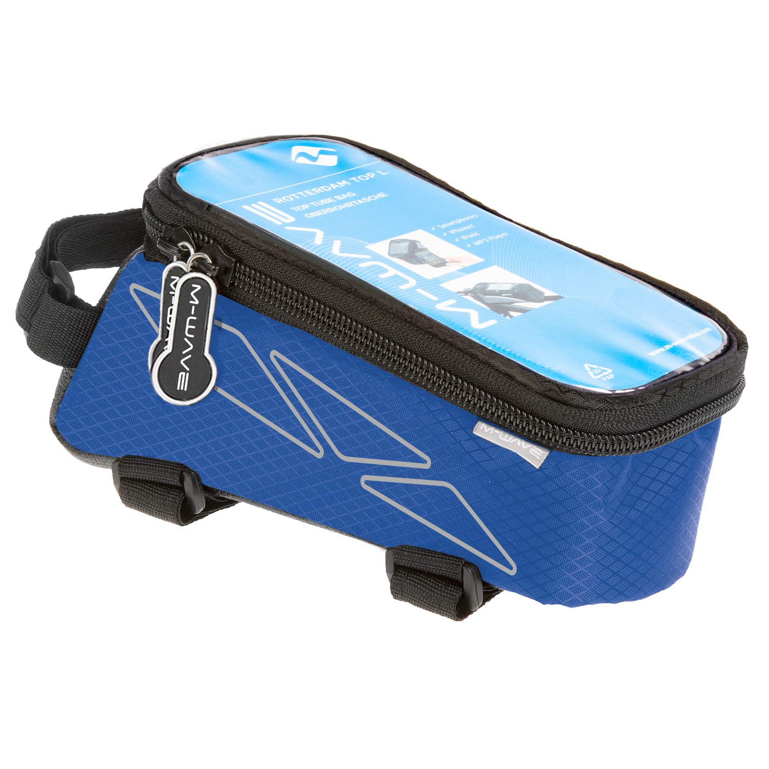 M-Wave Rotterdam L Top Tube Bag - Blue