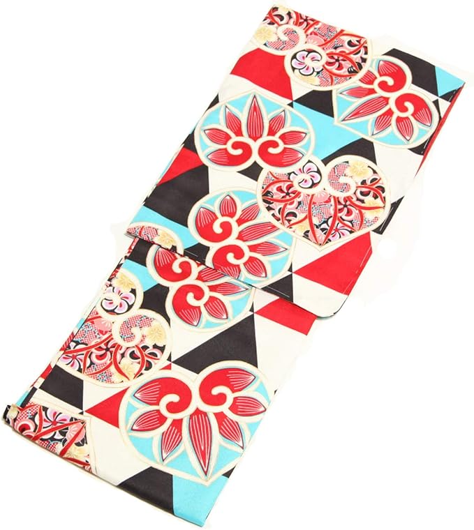 Amazon Co Jp 花みやび 洗える着物 ポリエステル着物 きもの 和遊日 袷 プレタ着物 仕立て上がり Kimono L 橘 たちばな ウロコ うろこ 梅 うめ 化繊着物 レッド 赤 ブルー 青 母の日ギフト プレゼント 服 ファッション小物