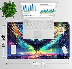 JVGFYNKL for TCG Playmat, Playmat with Zones, 24x14