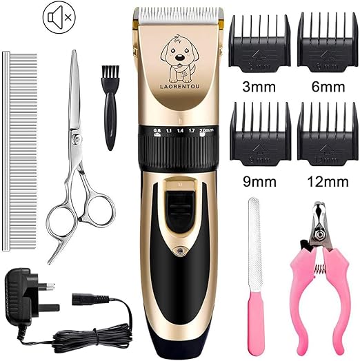 Dog Clippers hair clipper set, Pet Hair Clippers Rechargeable Cordless
