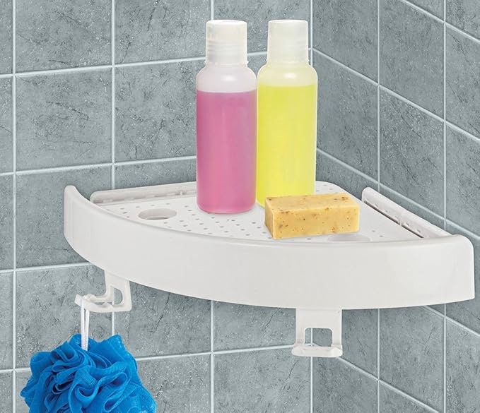 Badezimmer Ecke Racks, 1 x Quick Fix Eck leicht Ablage Grip bis zu 4 kg