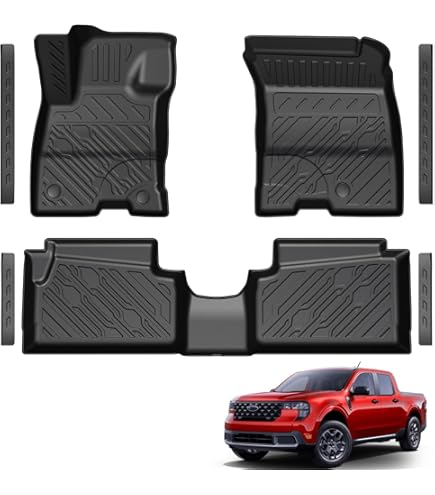 Amazon.com: OEM R1WZ-1613086-AA 4pc Front & Rear Rubber Floor Mat