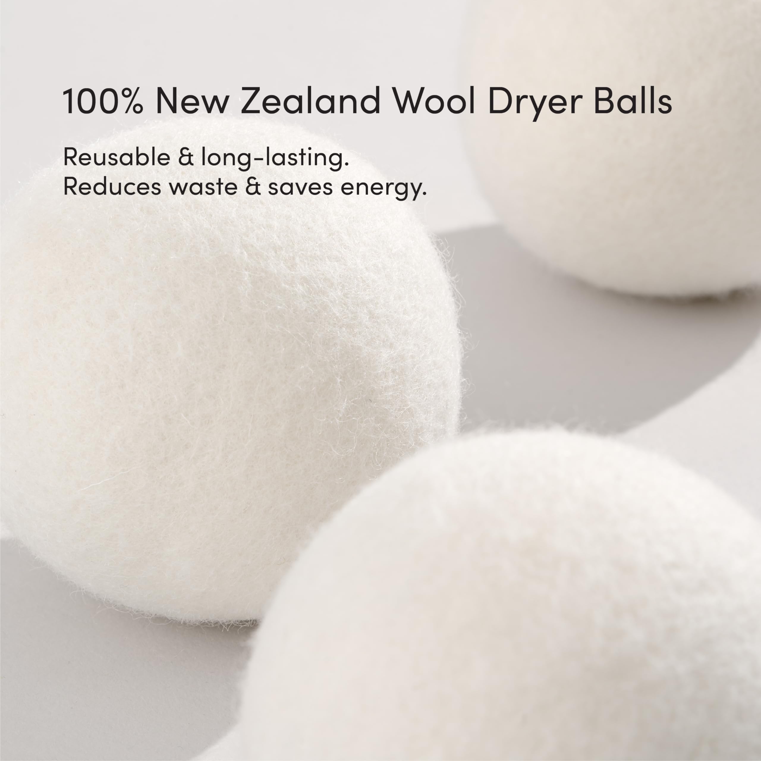 Dirty Labs 100% New Zealand Wool Dryer Balls | 3 Balls | Shorten Drying Time | Reduce Static & Wrinkles | Dryer Sheet & Fabric Softener Alternative