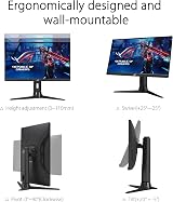 ASUS ROG Strix XG259QN 24.5" Gaming Monitor Fast IPS 0.3ms HDR400 view 5