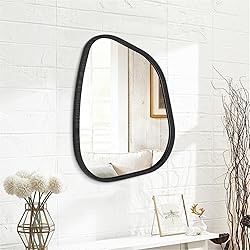HLFMVWE Irregular Wall Mirror Asymmetrical White