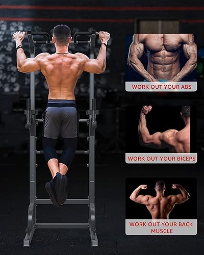 BARWING Pull Up Bar Station, Power Tower, Dip Station with 3D