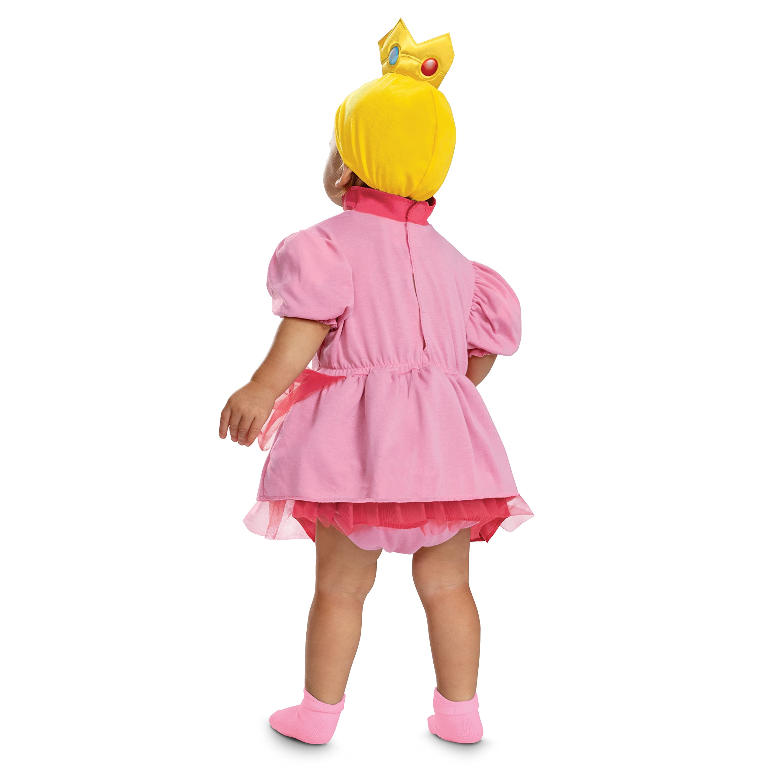 Girl's Super Mario Bros Infant Posh Princess Peach Costume