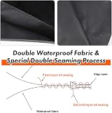 SURDOCA Hanging Car Boot Organiser XL Grey 600D Oxford Storage Bag view 7