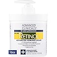 Advanced Clinicals Retinol Body Lotion Moisturizer Face Lotion & Body Cream | Crepey Skin Care Treatment Targets Look Of Crep
