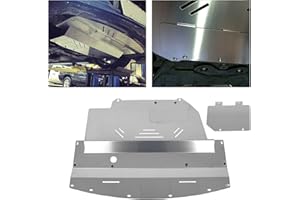 ECOTRIC Engine Splash Shield Aluminum Compatible with 2003-2009 Nissan 350Z 2003-2008 Infiniti G35 RWD Sedan G35 Sedan 2WD G35 Sedan 2WD G35 Coupe Skid Plate Under Tray Engine Cover Easy Oil Change