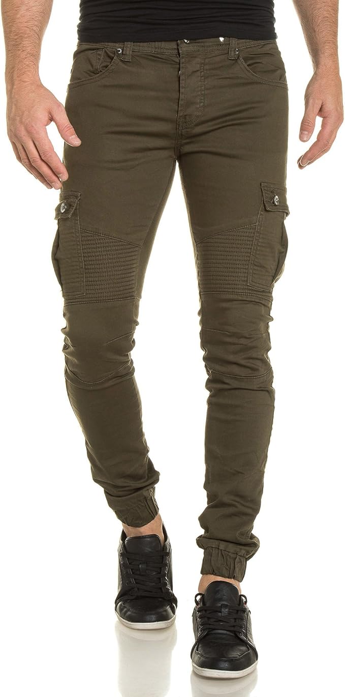jean cargo vert