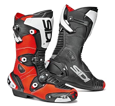 Sidi Stiefel Mag-1 Air, Rot Fluo-Schwarz, Größe : 47