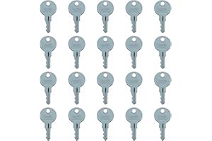 Recmod 20 Pcs CH751 751 751CH Key for RV Campers, Cabinets, Push Locks Door Hatch Locks Carts T-Handles Pickup Shells Tool Boxes Trash Laundry Chutes Sprinkler Controllers