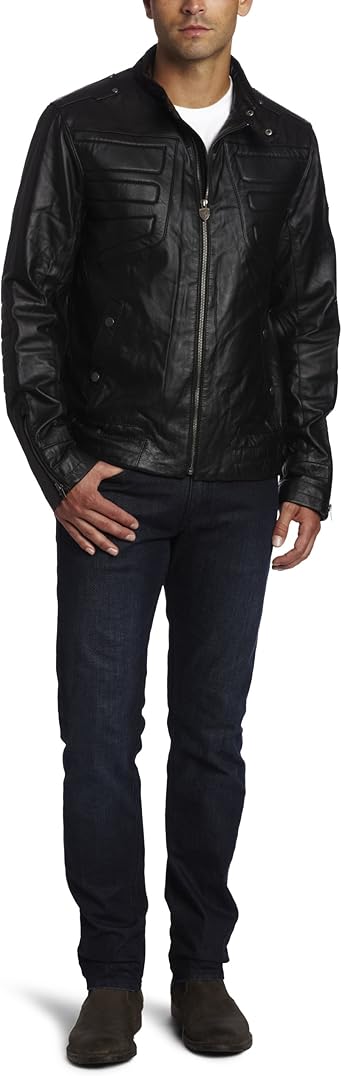 jaqueta ferrari couro