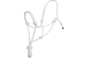 Rope Halters for Horses Training Soft - 11 Sizes - Miniature, Foal, Weanling, Small Pony, Cob/Arab, Horse, Warmblood, Draft