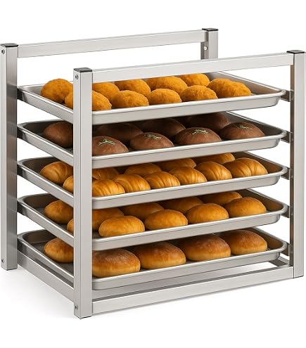 Costway Large 10-Tier Aluminum Baking Holder Storage Organizer