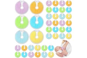 Estune 56 Packs Gtube Button Covers Feeding Tube Supplies Soft Feeding Tube Holder Peg Tube Supplies Absorbent Gtube Pads Holder G Tube Button Pads Cotton Pads for Nursing Care