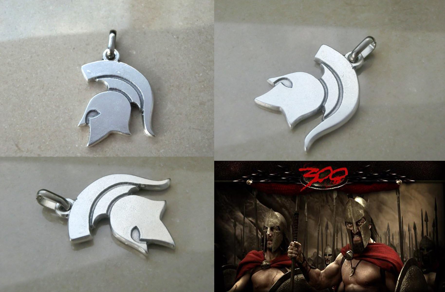 fitness bodybuilder gym Elmo Rome Pendant Roman Helmet Legionary Warrior 300