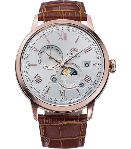 Amazon.com: ORIENT Classic Sun & Moon Mechanical Watch RN-AK0004L