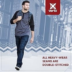 Vertx Mens Defiance Jeans Casual Pants, Dark