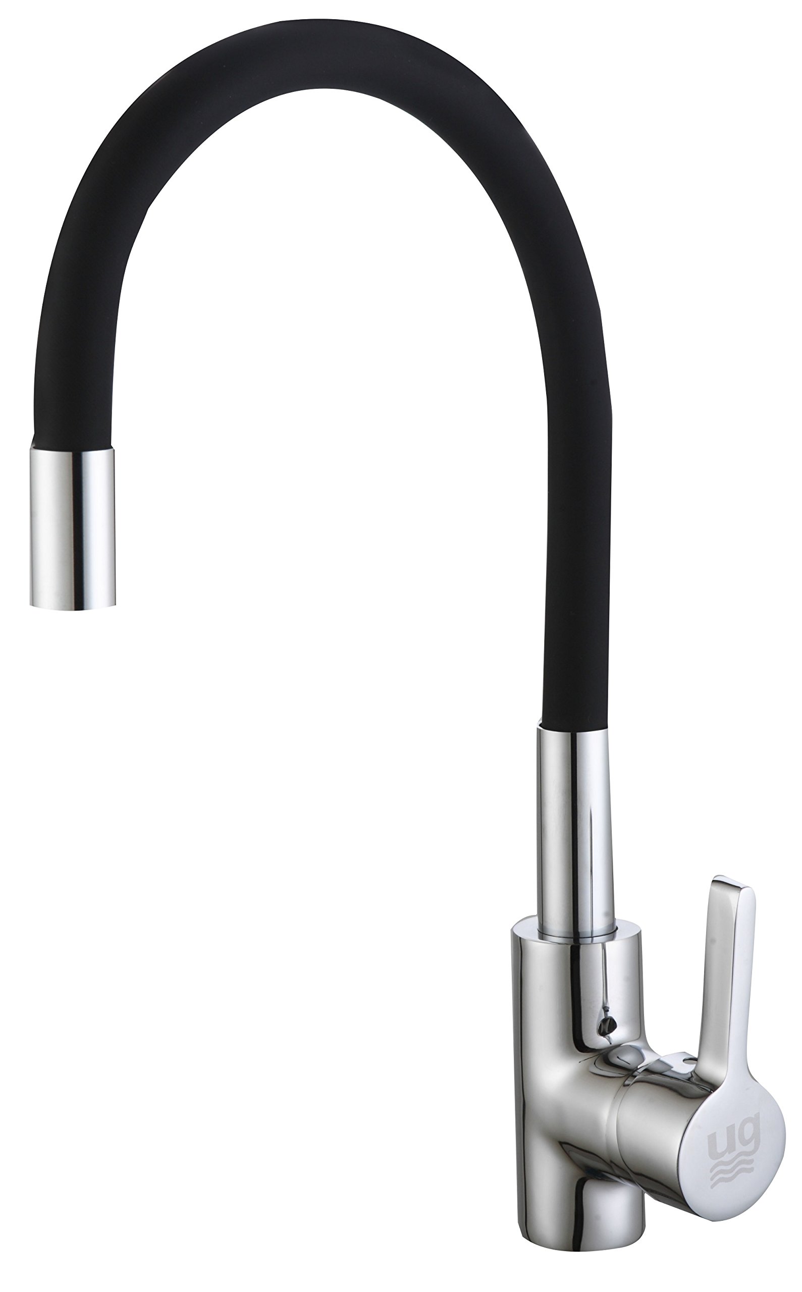 DP Bath Caoba - Sink mixer tap with high flexi – spout in black
