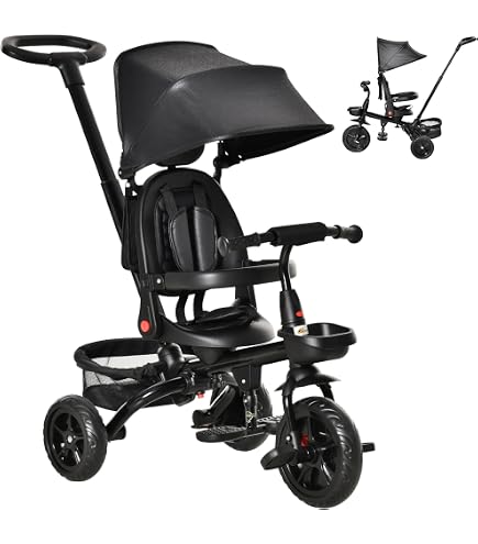 Little Tikes 4-in-1 Trike Ride On, Blue/White, Sports Edition