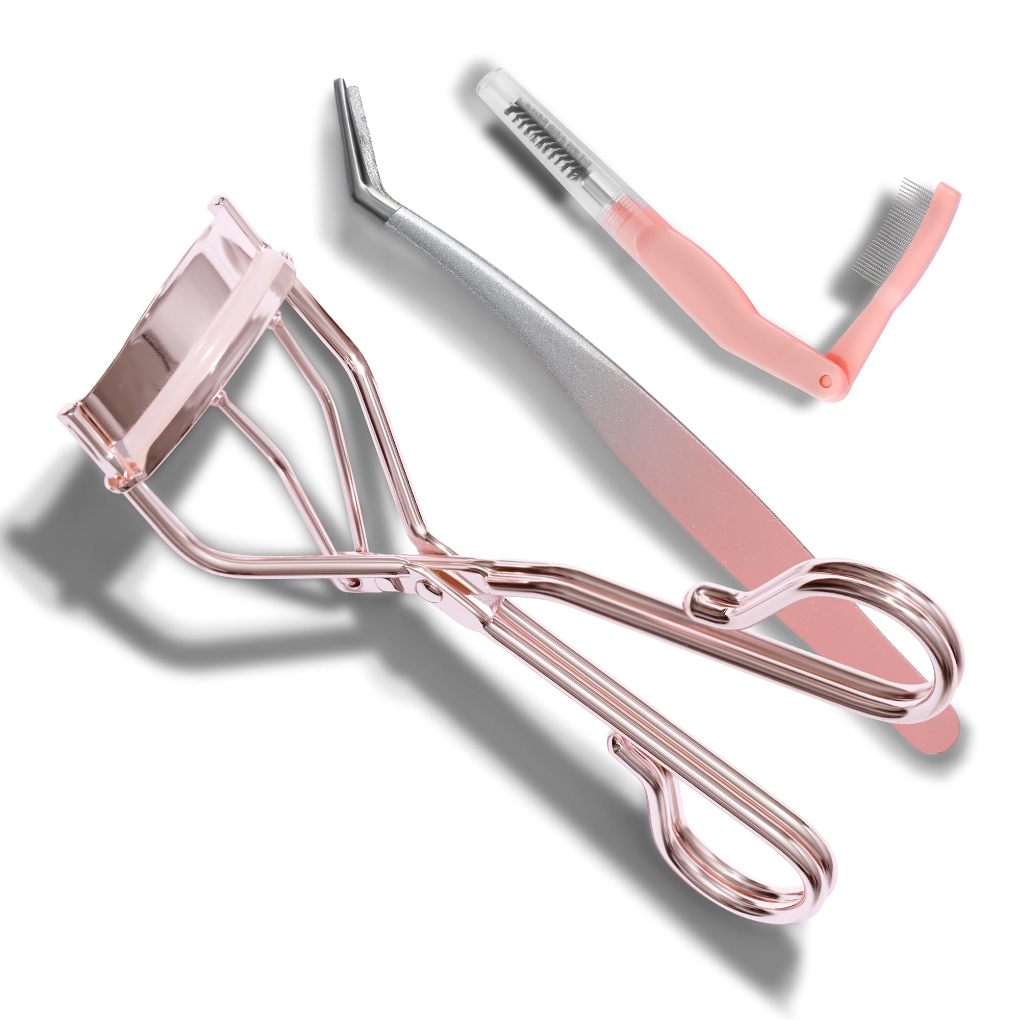 Photo 1 of **LASH CURLERS ONLY *** 3-in-1 Eyelash Curler Set w/3 Replacement Pads (Soft/Medium/Firm) - Professional Lash Curler for Natural, Fake, Curly or Straight Lashes, Suitable for Professional Salon or Home Use