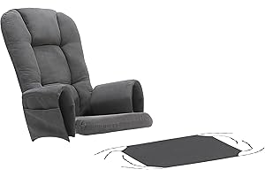 Rejoice Home Castaway Glider Rocking Chair Replacement Cushion Set - Grey