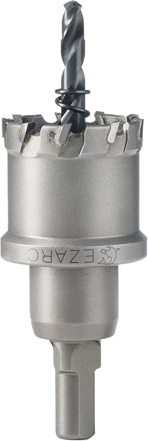 Ezarc Carbide Hole Cutter For For Thick Metal Stainless Steel Iron Pipes And Hard Material Chs 25m 1 1 2 38mm Amazon Com Industrial Scientific